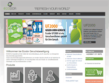 Tablet Screenshot of ecodor.at